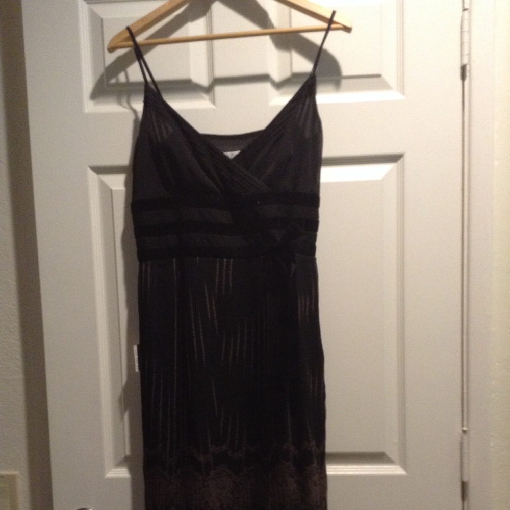 Sheer evening dress